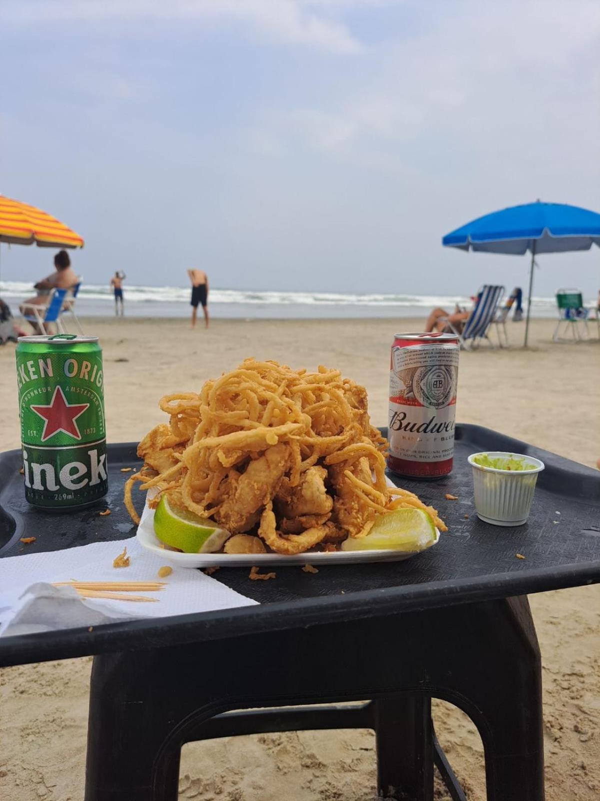 Apto Aconchegante Beira Mar Com Ar No Quarto Solemar Luaran gambar